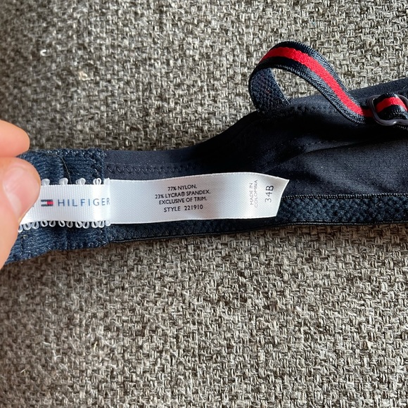 NWT Tommy Hilfiger Navy Underwire Bra - Picture 6 of 7